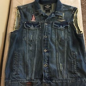 SALE!!! LIMITED EDITION HARLEY DAVIDSON DENIM VEST